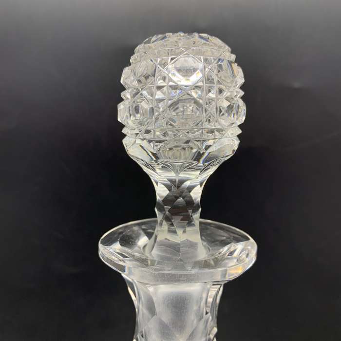 Victorian Cut-Crystal Wine/Sherry Decanter