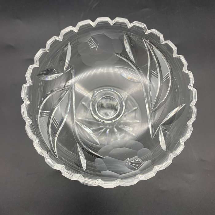 Vintage 'Rose-Cut' Crystal Sweet Stand