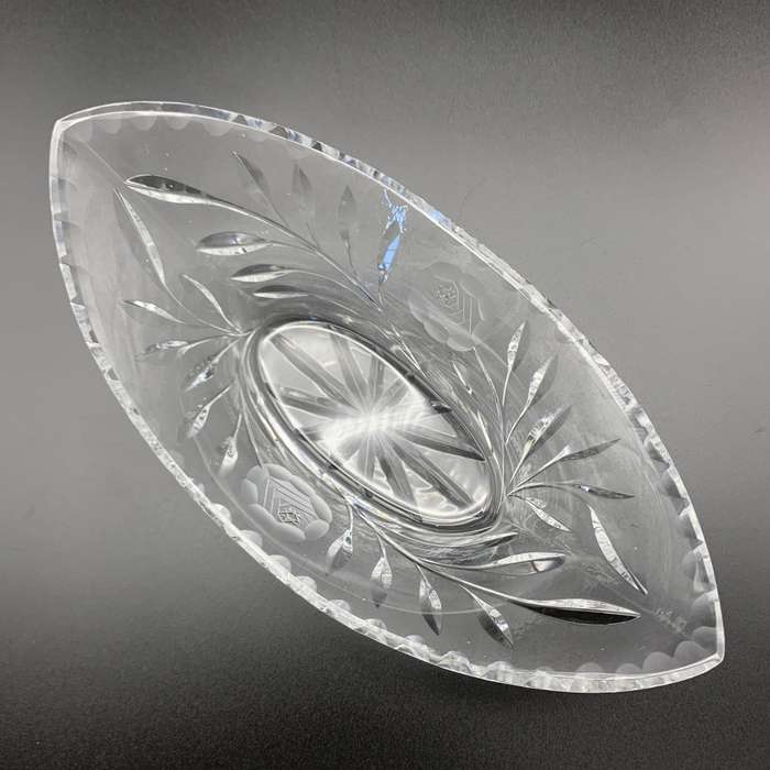 Vintage 'Rose-Cut' Crystal Bowl
