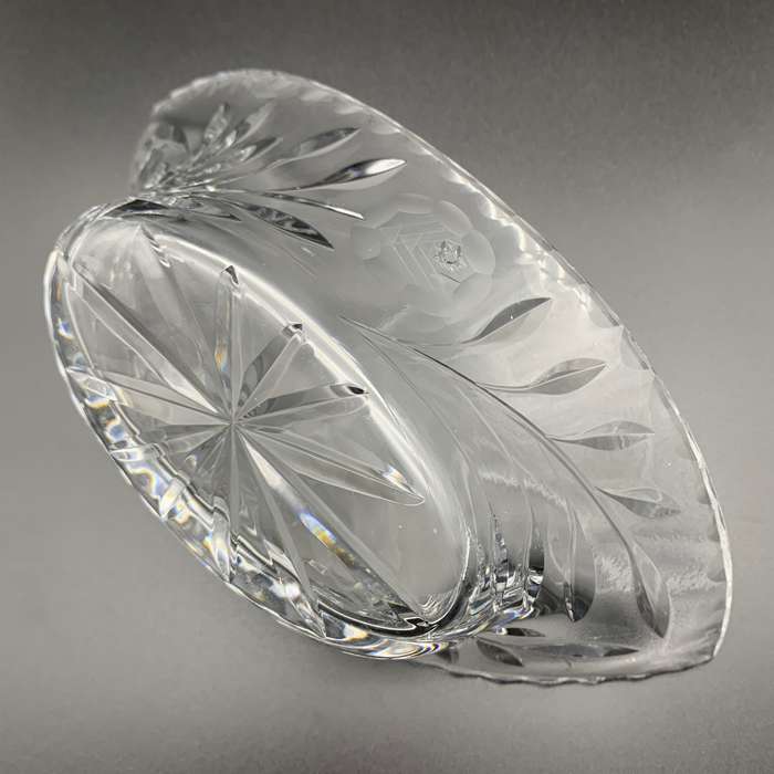 Vintage 'Rose-Cut' Crystal Bowl