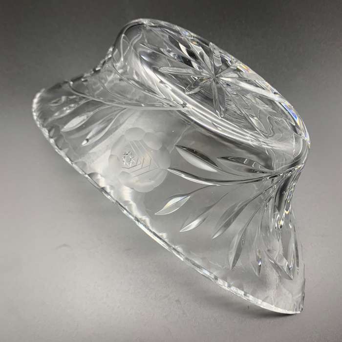 Vintage 'Rose-Cut' Crystal Bowl