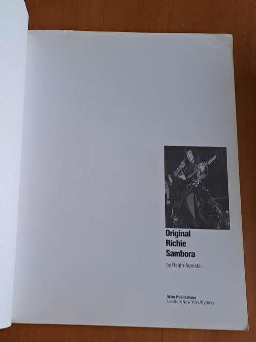Original Richie Sambora: By Ralph Agresta. An annotated guide to the guitar technique of Richie Samb