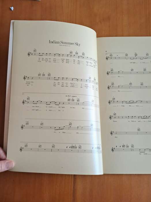 U2 Portfolio -  Vintage sheet music book  - 1988 -  Guitar