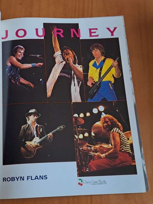 Journey  -  Vintage biography by Robyn Flans  - 1988