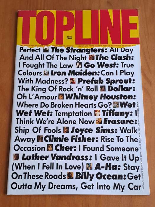 Topline -  Book Three - 1988 -  30 - Melody line arrangements with chord symbols and full lyrics