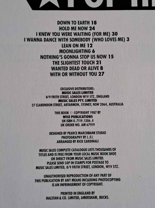 Pop hits 6  - 1987