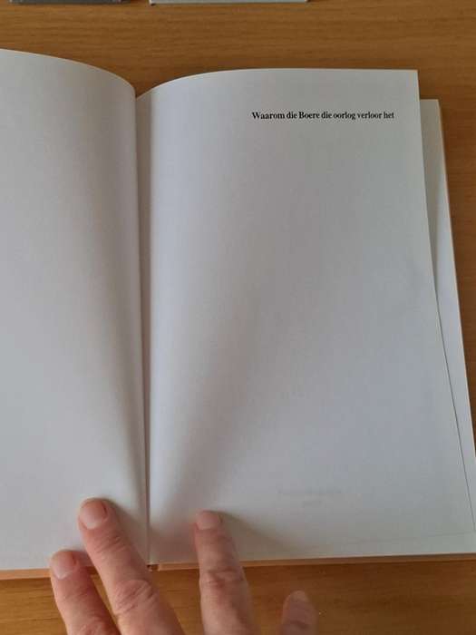Leopold Scholtz - Waarom die boere die oorlog verloor het -  Hardcover - p260