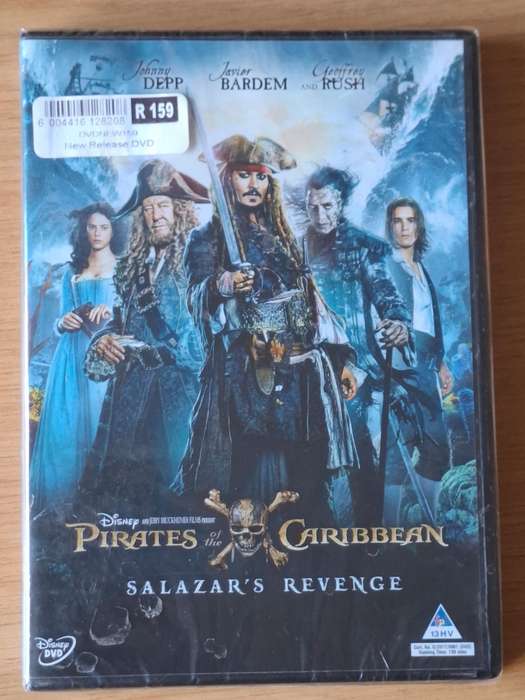 DVD Pirates of the Caribbean Salazar's Revenge