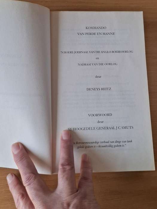  Deneys Reitz - Kommando van Perde en Manne -  Softcover - p423