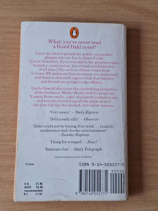 Roald Dahl -  My Uncle Oswald -  Softcover -  p 205