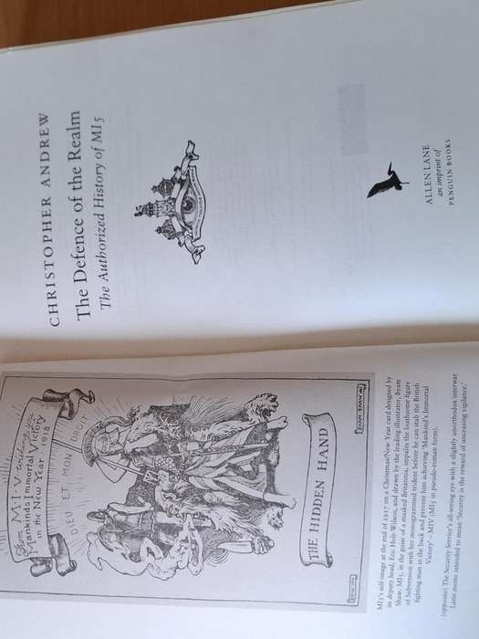 Christopher Andrew - The Defence of the Realm: The Authorized History of MI5 -  p 1088