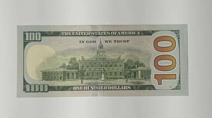 CURRENT UNITED STATES 100 DOLLAR BANKNOTE SERIAL NO. LB41799531H