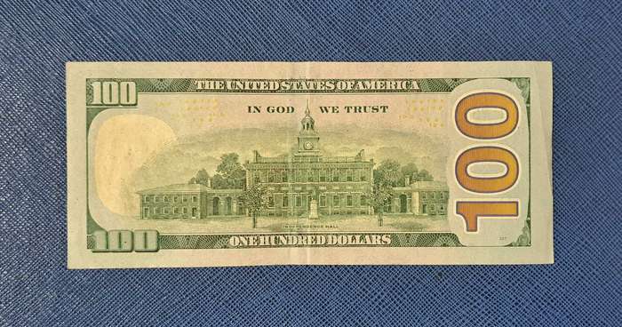 CURRENT UNITED STATES 100 DOLLAR BANKNOTE- SERIES 2017A - SERIAL NO.PD21359846A