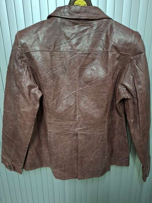 Vintage Burgundy Leather Jacket - Ladies Size S - Stunning Slim fit