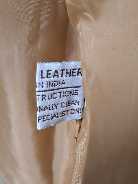 Vintage Suede Jacket Fur Collar - Ladies Size S - great cut