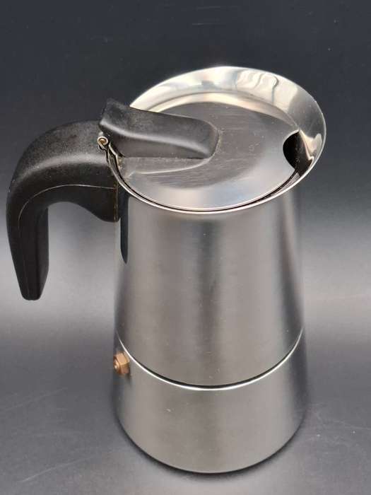 Vintage 4 Cup Moka GB Italian Coffee Maker Inox 18/10
