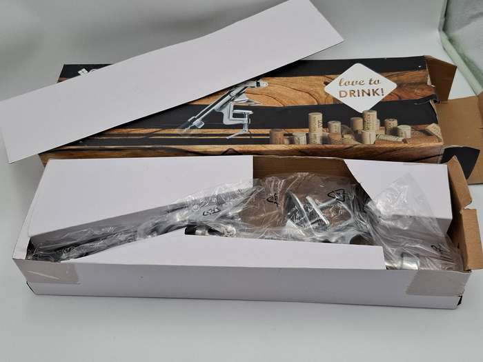 Table Mounted Rapid Corkscrew - Eetrite - 53cm L x 13cm W x 10cm H - original packaging
