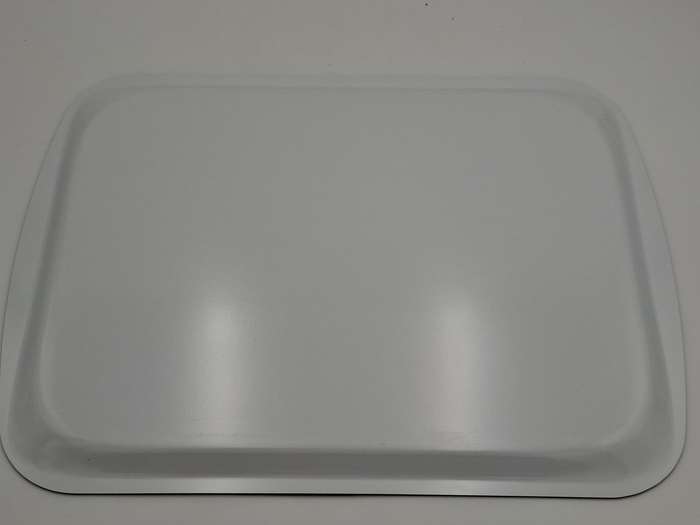 Pair of Festive Serving Trays - Raspberry & Cherry Pattern - Medium 40cm L & Large 50cm L (Melamine)