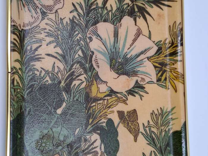 Vintage Melamine Serving Trays - Floral & Botanical Design - Small 35.5 L and Large 41cm L