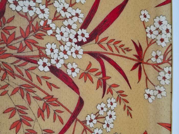Vintage Melamine Serving Trays - Floral & Botanical Design - Small 35.5 L and Large 41cm L