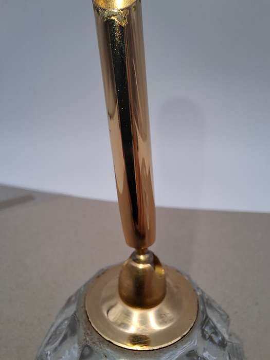 Vintage Crystal Pen Holder and Paperweight - stunning pair