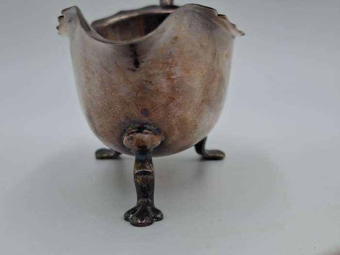 Vintage Silver Plated Gravy Boat - Patina with history