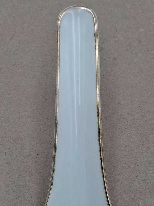 Vintage Chinese Liling Porcelain Rice/Soup Spoon - Pairs