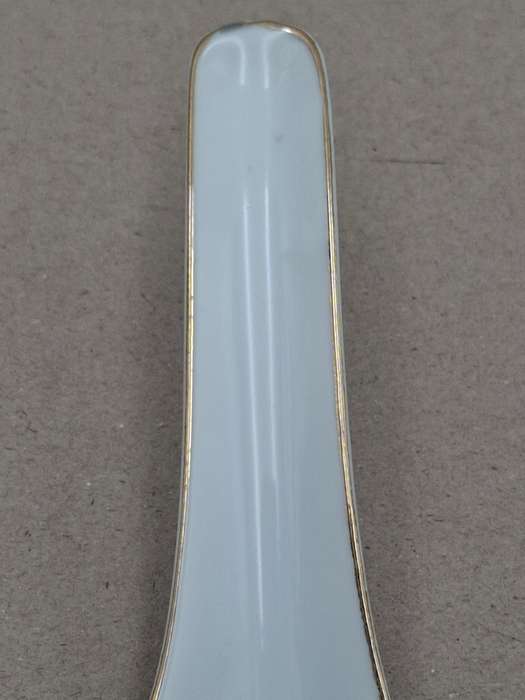 Vintage Chinese Liling Porcelain Rice/Soup Spoon - Pairs