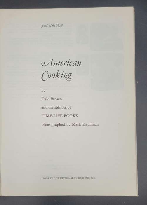 Foods of the World - American Cooking by Dale Brown - Series of 13 Collectable Cookbooks