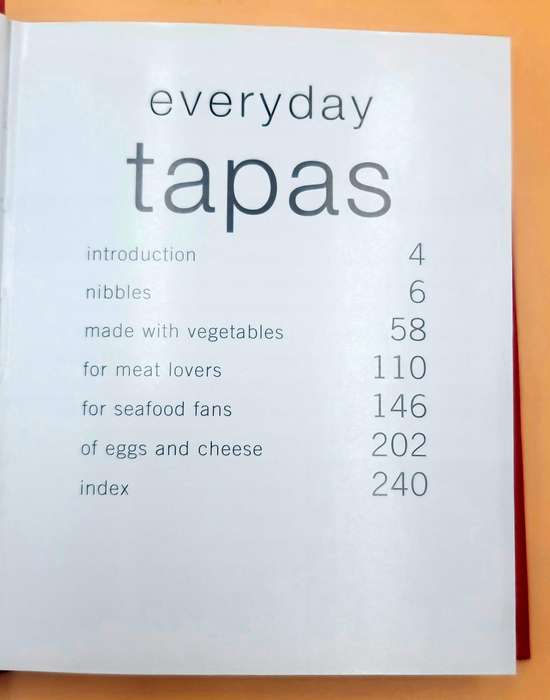 Everyday Tapas - Parragon Books - Series of 4 Collectable Cookbooks