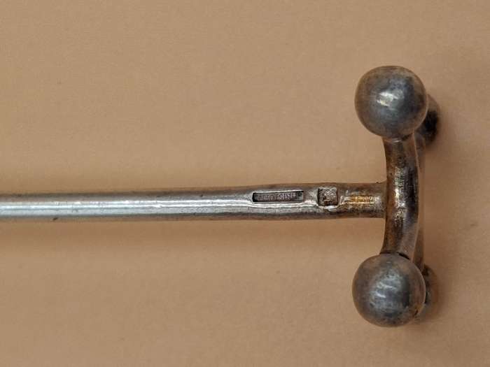 Vintage Christofle Silver Plated Knife Rest & Another in Similar Design