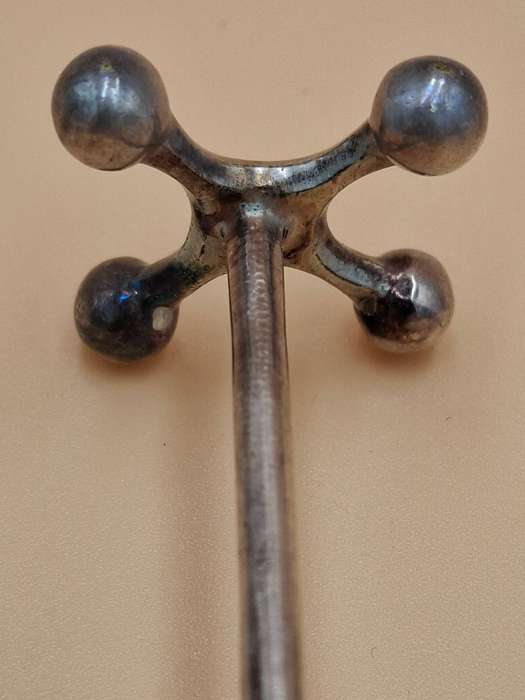 Vintage Christofle Silver Plated Knife Rest & Another in Similar Design