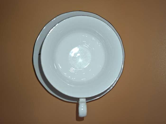 Vintage Queen Anne Fine Bone China - Cup & Saucer Duo - Beautiful Blue Flower Design