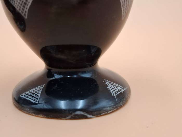 Vintage Pottery Egg Cups - Pair