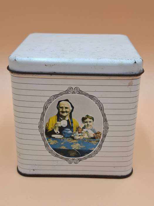 Vintage Mazawattee Tea Tin Storage Container Pair & Collection of various others