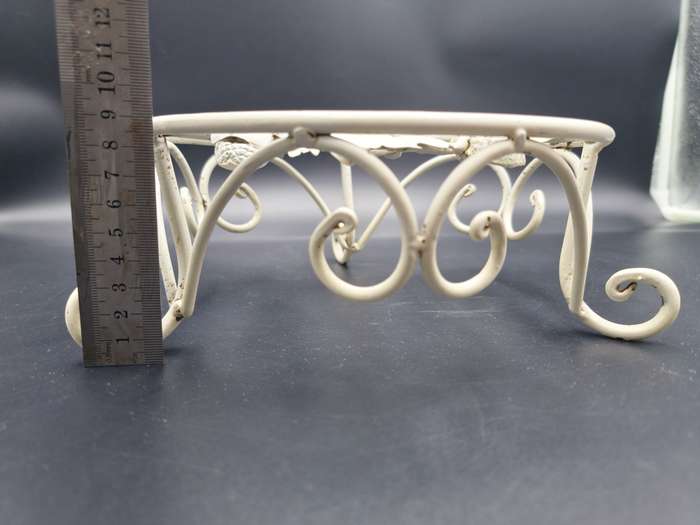 Vintage Metal Plant/Pot/Cake Stand Pair - Versatile and Solid