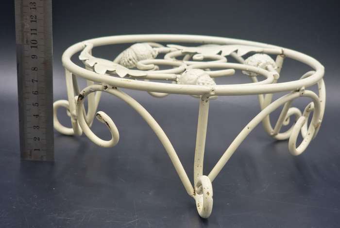 Vintage Metal Plant/Pot/Cake Stand Pair - Versatile and Solid