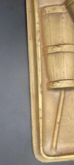Vintage Hand Cast Solid Brass Decorative Wall Plaque - (Heavy 26cm x 26cm - 6kg)