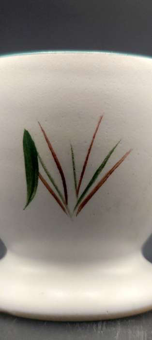 Pair of Vintage Heritage Egg Cups by Denby - Hand painted wheat sheaf design