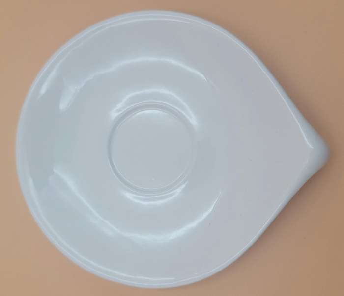 Elegant Teardrop Saucer & Cup - Great Condition