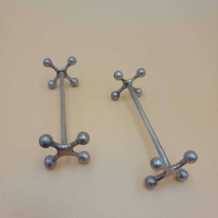 Vintage Christofle Silver Plated Knife Rest & Another in Similar Design