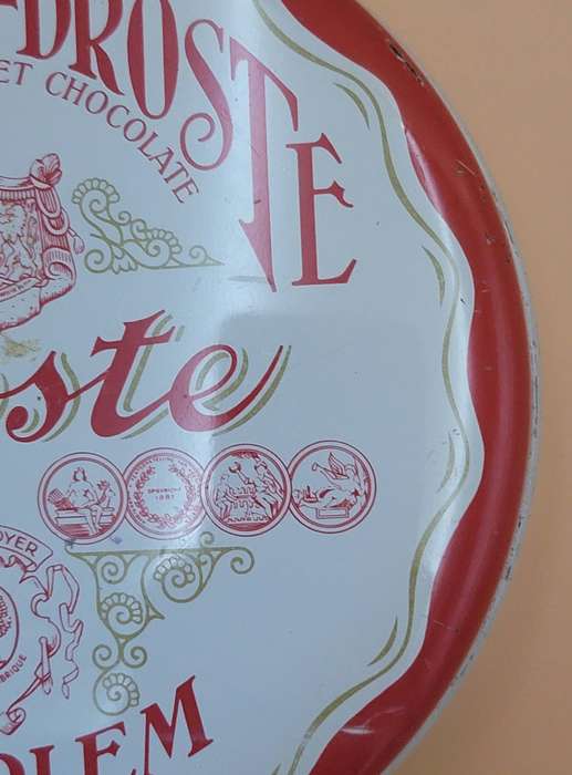 Vintage Trio of Storage Tins - Droste Pastille, Lindor Heart Shaped & Fossil AirXpress Watch
