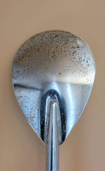 Vintage Set of Bar Accessories - two pronged fork, spoon & bottle opener with wood & brass detail