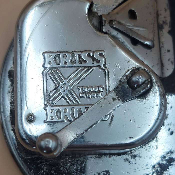Antique Kriss Kross Stropper Razor Blade Sharpener - Collector's Item