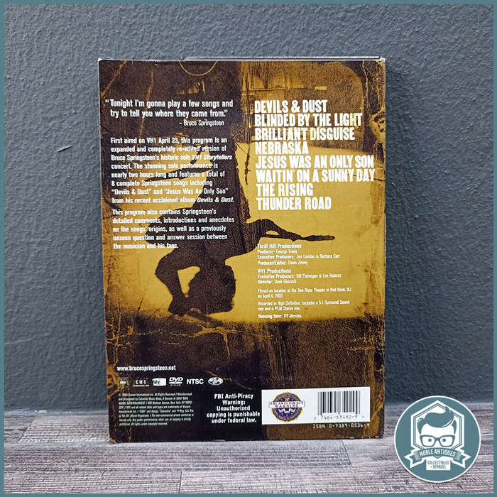 Bruce Springsteen VH1 Storytellers DVD