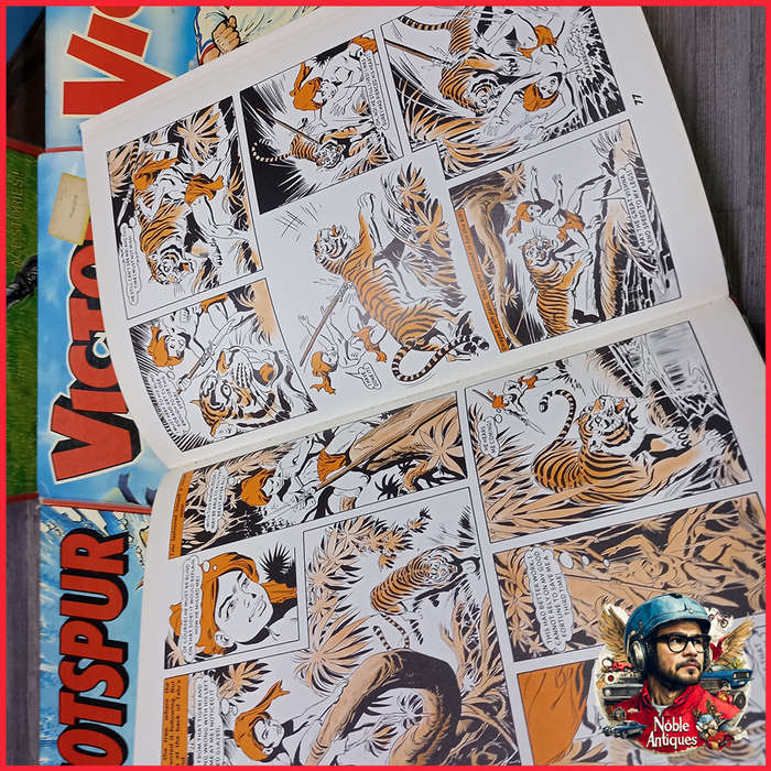 Rare 1980's Victor Book for Boys Annuals Collection