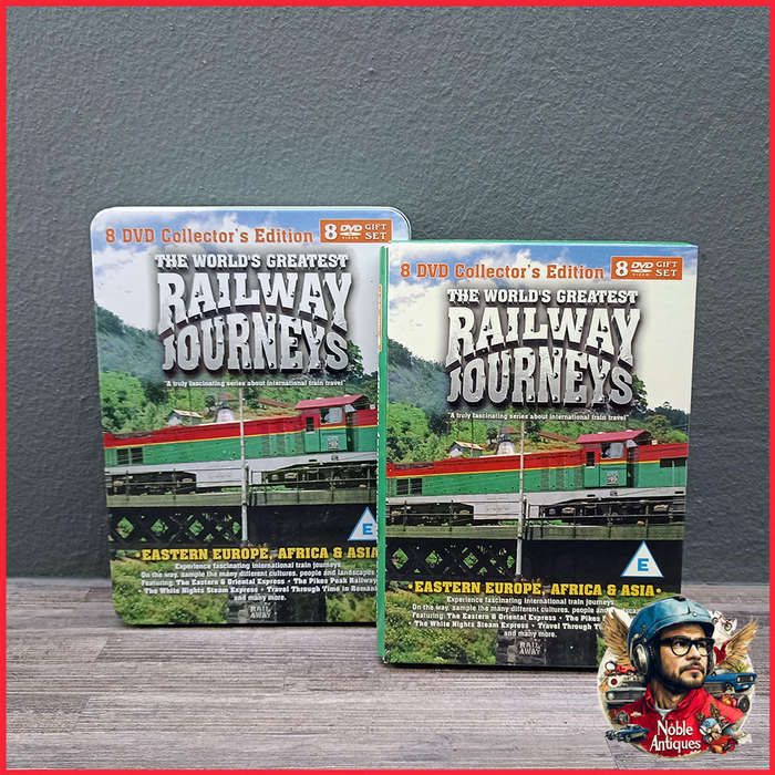 8 DVD Tinned Collector's Edition The world's great Railway Journeys
