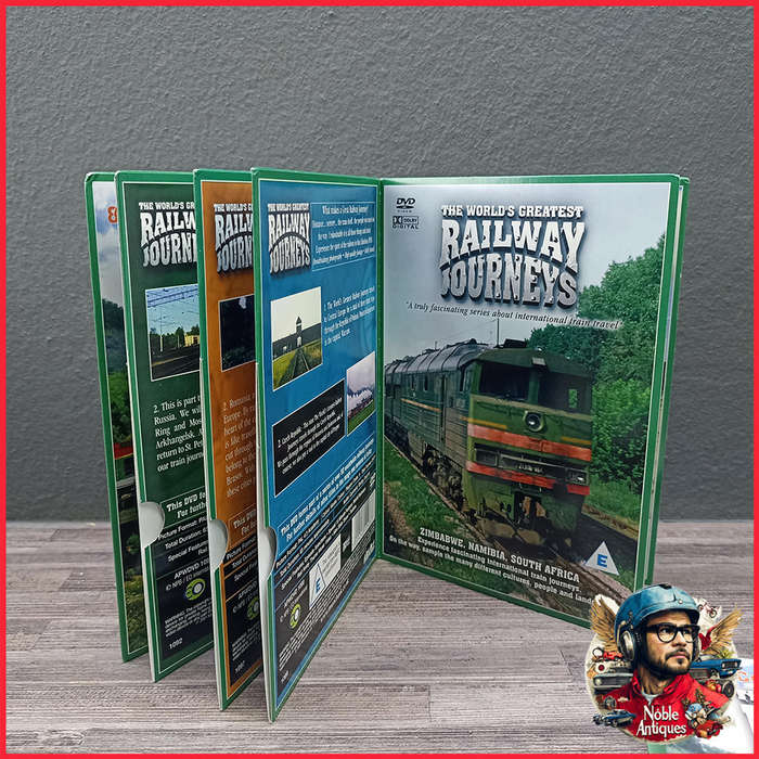 8 DVD Tinned Collector's Edition The world's great Railway Journeys