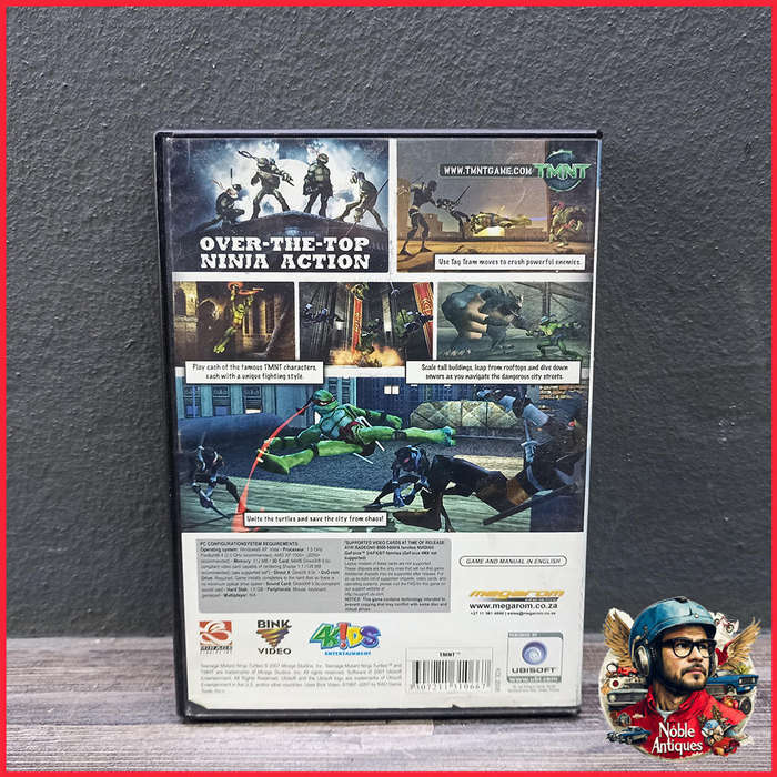 Vintage TMNT PC DVD-ROM Game 2007