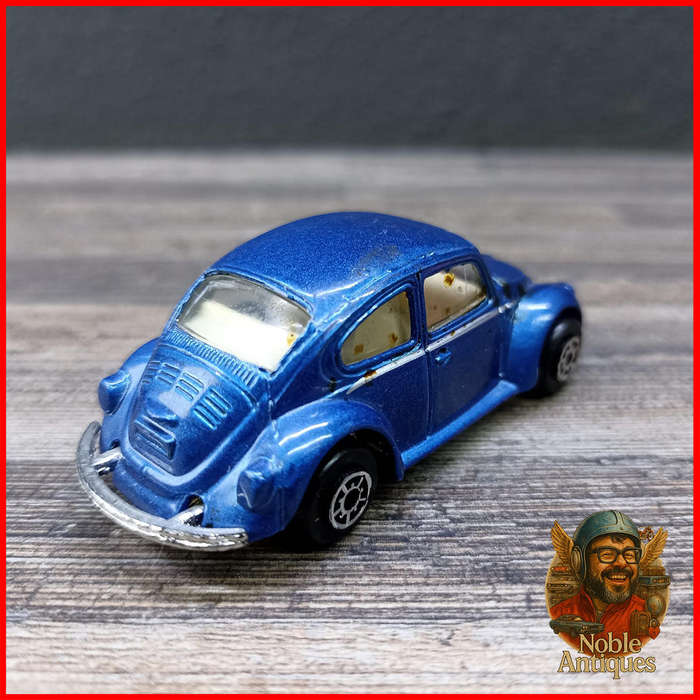 Vintage Volkswagen 1300 Beetle in metallic blue